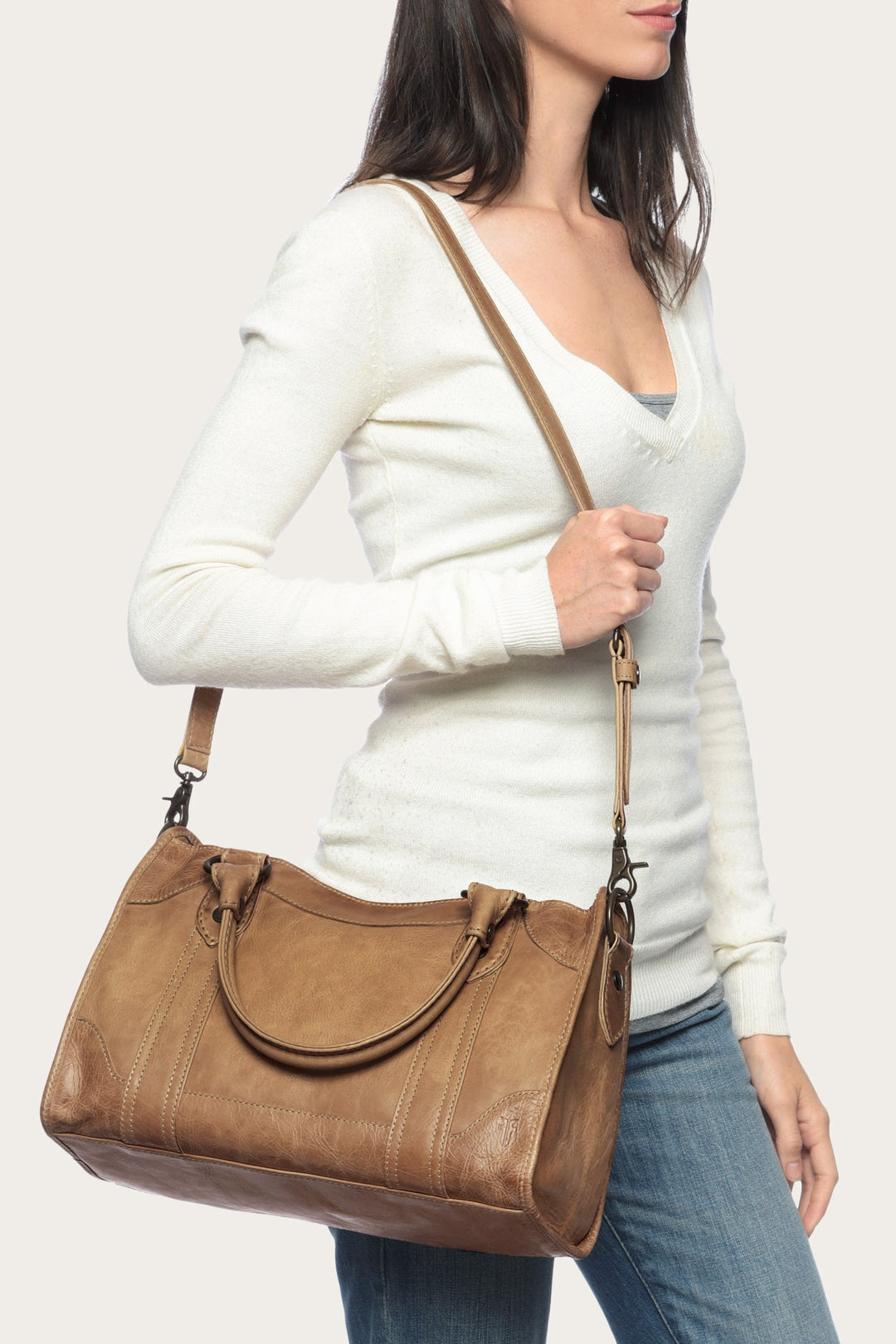 Melissa Beige Satchel | Frye Recommended