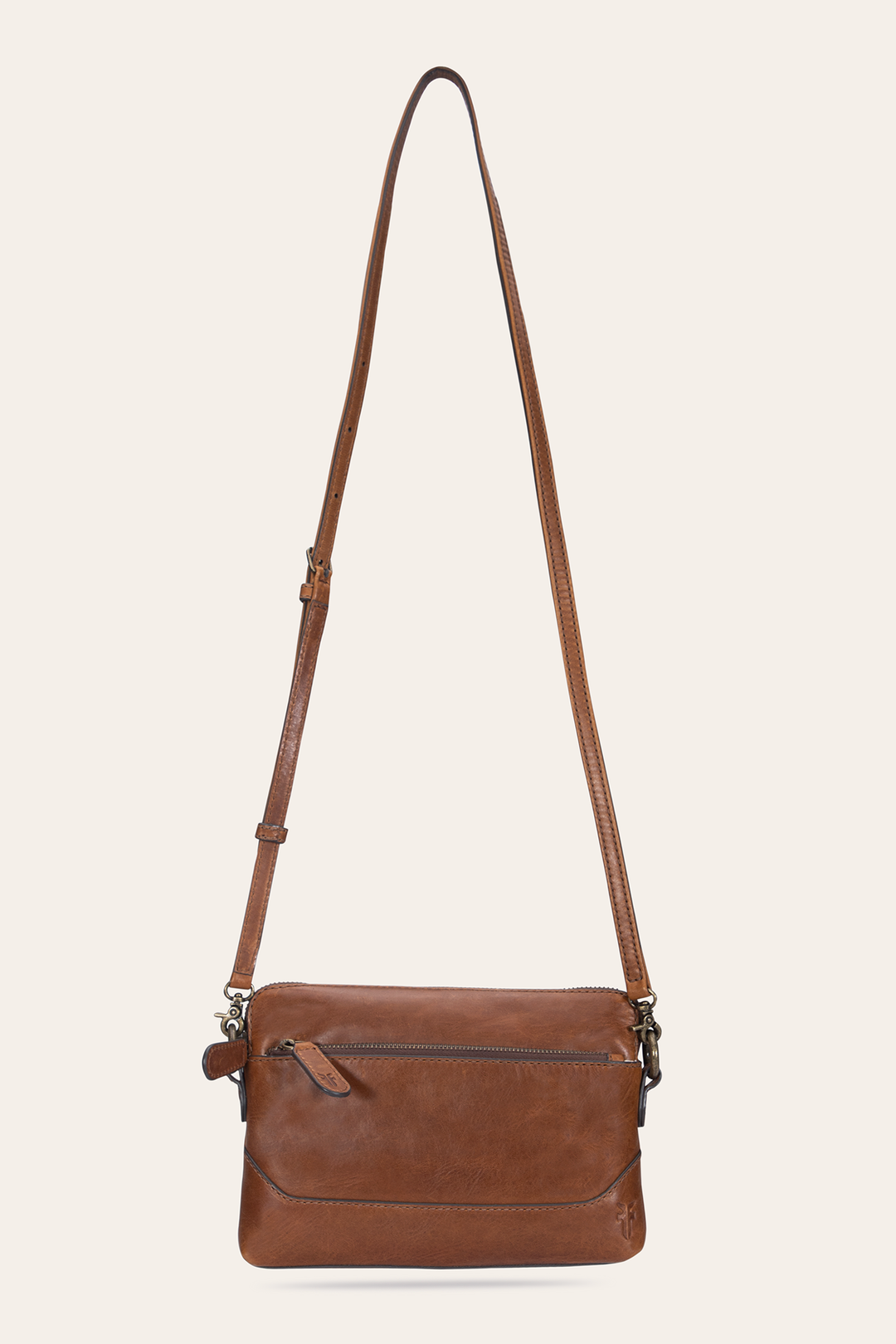 Melissa Cognac Crossbody Wristlet | Frye Everyday