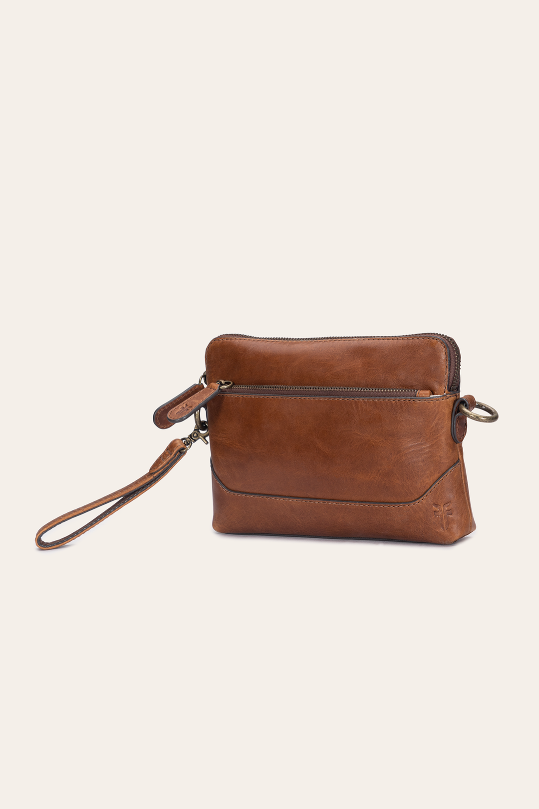 Melissa Cognac Crossbody Wristlet | Frye Everyday