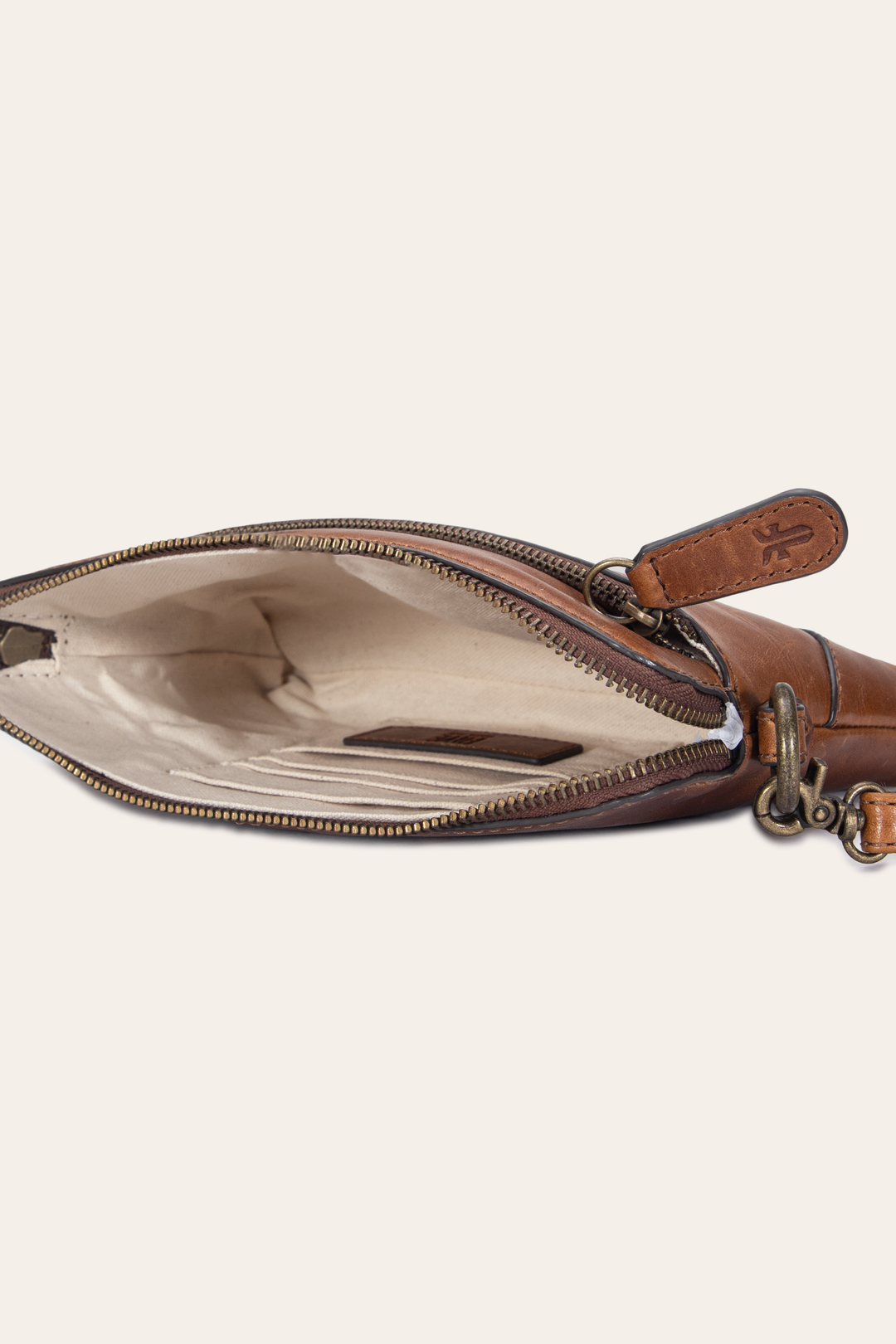 Melissa Cognac Crossbody Wristlet | Frye Everyday