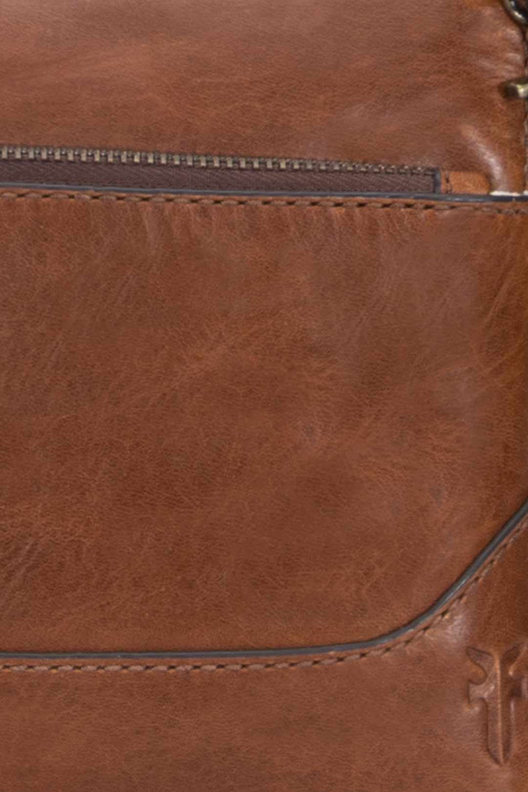 Melissa Cognac Crossbody Wristlet | Frye Everyday