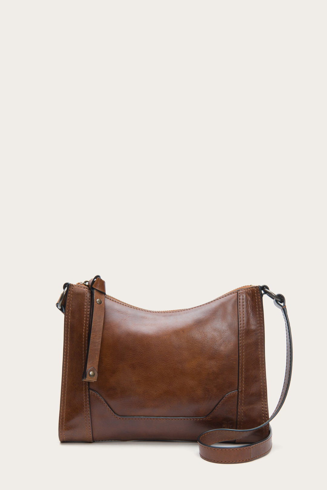 Melissa Cognac Zip Crossbody | Frye Latest