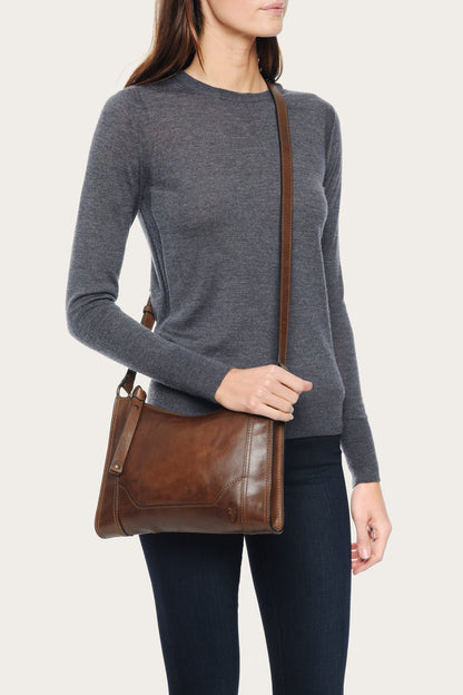 Melissa Cognac Zip Crossbody | Frye Latest