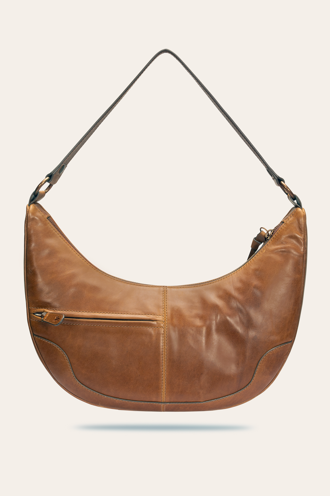 Melissa Cognac Crescent Hobo | Frye Great Value