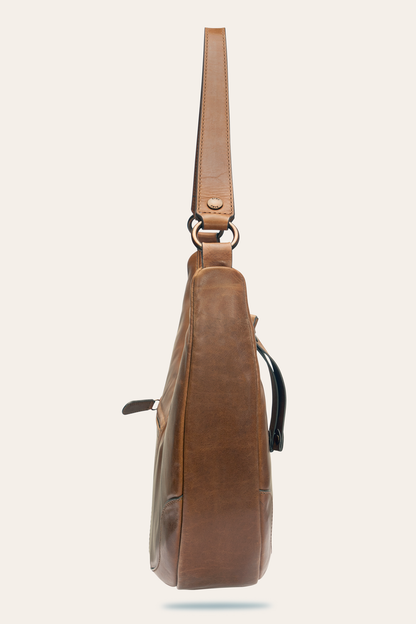 Melissa Cognac Crescent Hobo | Frye Great Value