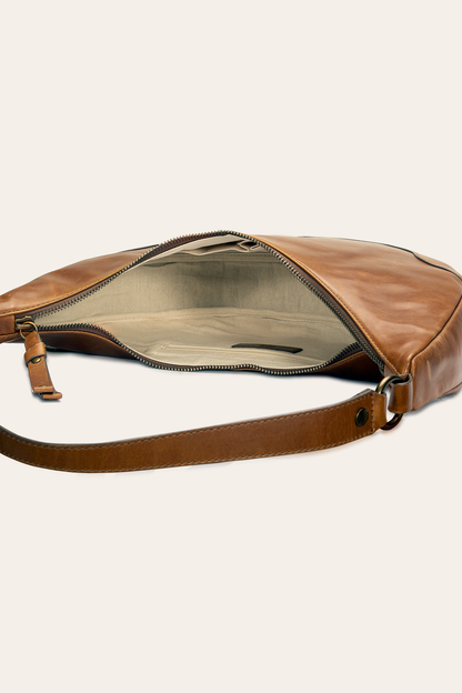 Melissa Cognac Crescent Hobo | Frye Great Value
