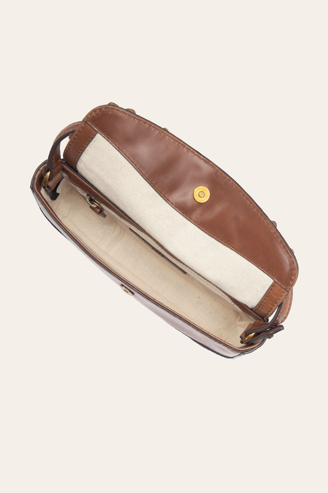 Cognac Melissa Floral Convertible Mini Flap | Frye Signature