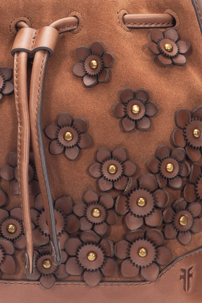Cognac Melissa Floral Convertible Bucket | Frye Best Price