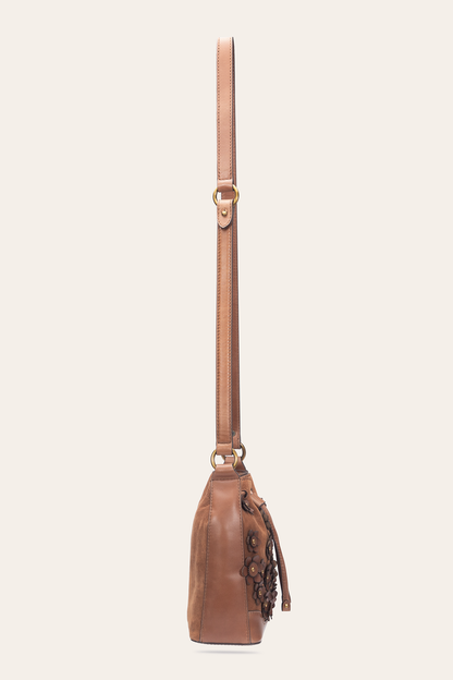 Cognac Melissa Floral Convertible Bucket | Frye Best Price