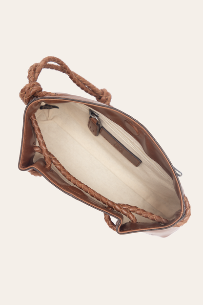 Cognac Caroline Wristlet Clutch | Frye Quality