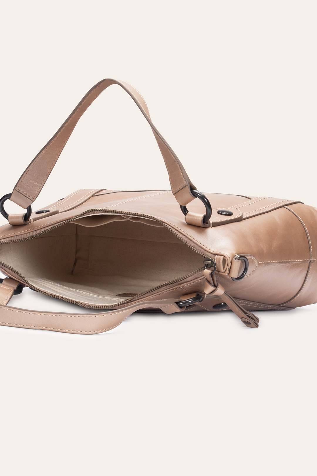 Light Bronze Melissa Medium Satchel | Frye Premium