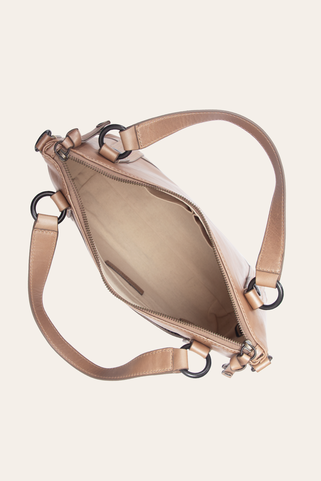 Light Bronze Melissa Medium Satchel | Frye Premium