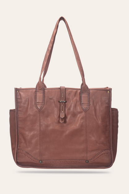 Campus Cognac Tote | Frye Value
