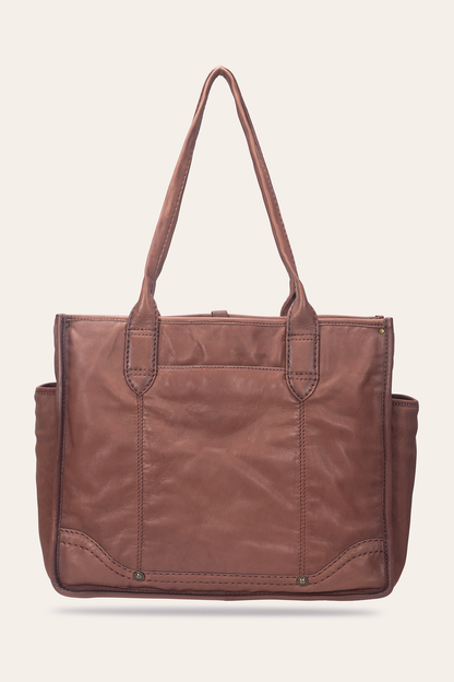Campus Cognac Tote | Frye Value