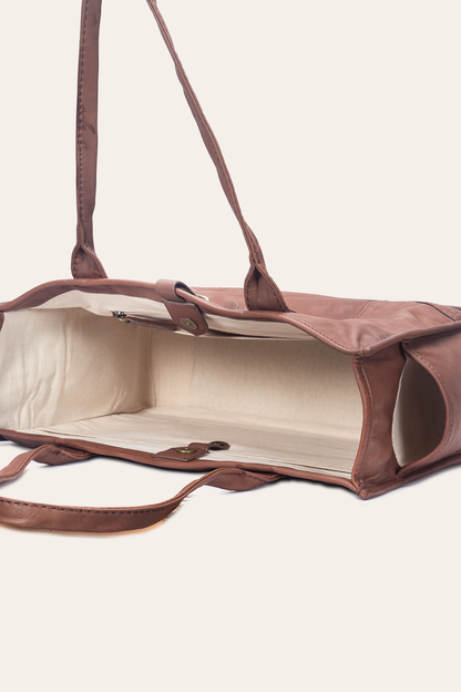 Campus Cognac Tote | Frye Value