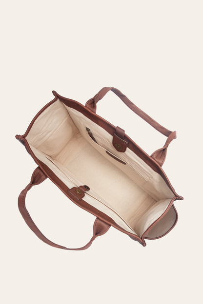 Campus Cognac Tote | Frye Value