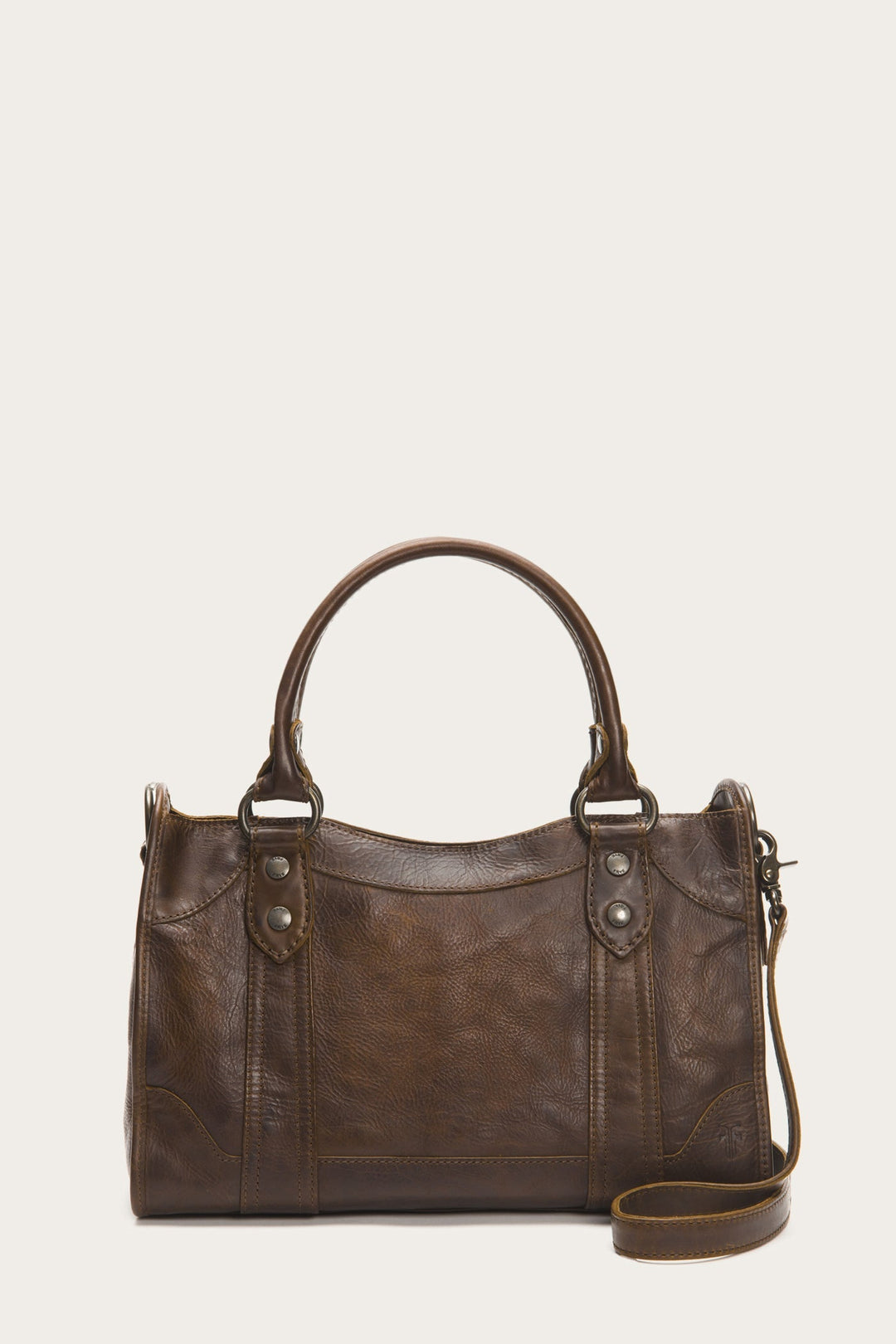 Melissa Dark Brown Satchel | Frye Value