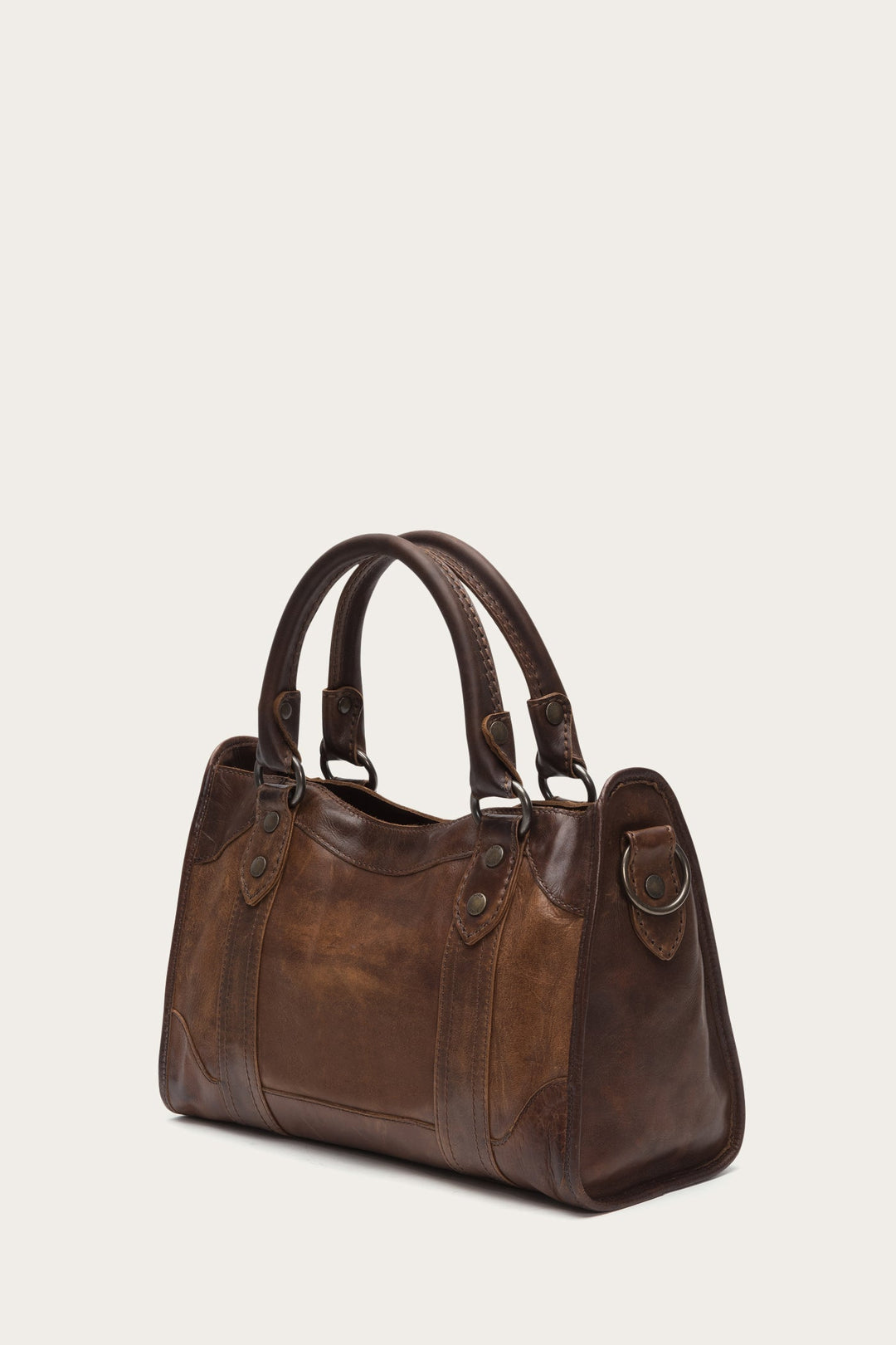 Melissa Dark Brown Satchel | Frye Value