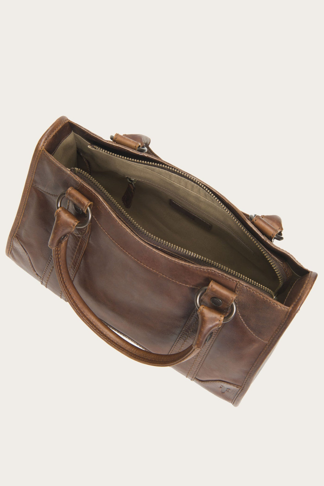 Melissa Dark Brown Satchel | Frye Value