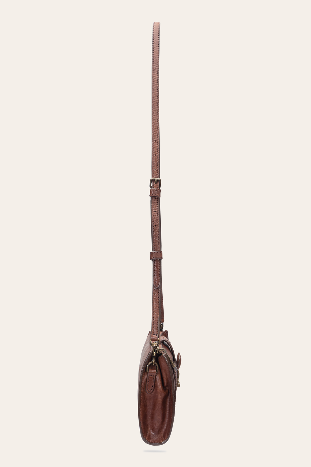 Alex Cognac Crossbody Clutch | Frye Exclusive