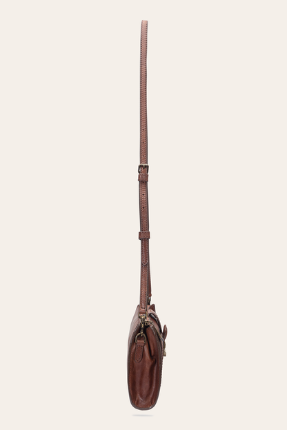 Alex Cognac Crossbody Clutch | Frye Exclusive