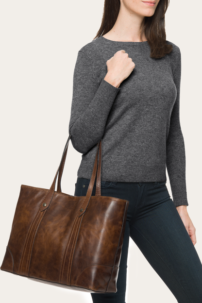 Melissa Dark Brown Shopper | Frye Customer Favorite