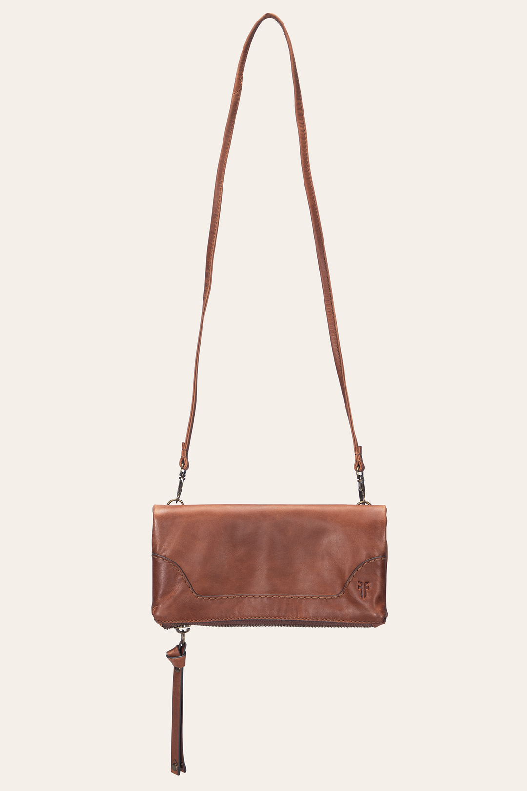 Melissa Cognac Crossbody Clutch | Frye Recommended