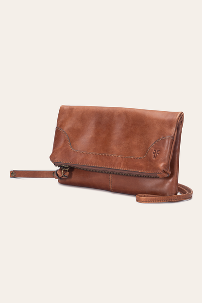 Melissa Cognac Crossbody Clutch | Frye Recommended