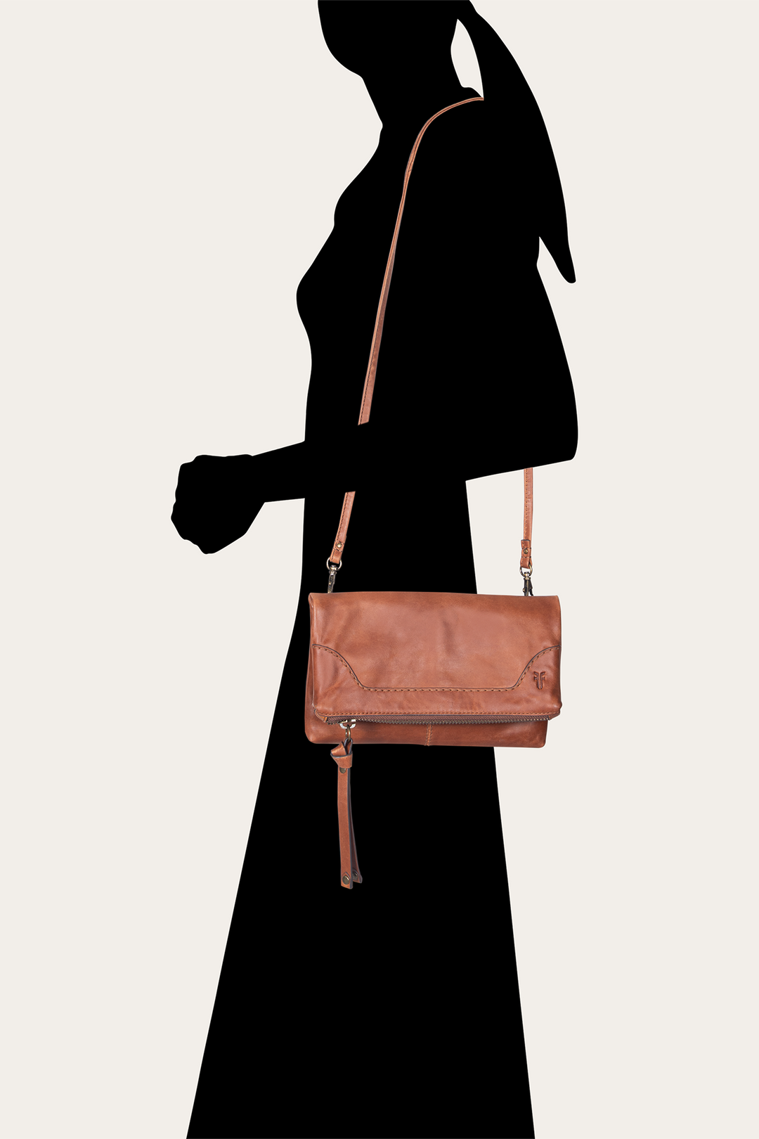 Melissa Cognac Crossbody Clutch | Frye Recommended