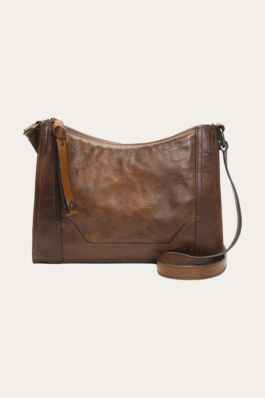 Melissa Zip Crossbody in Dark Brown | Frye Popular