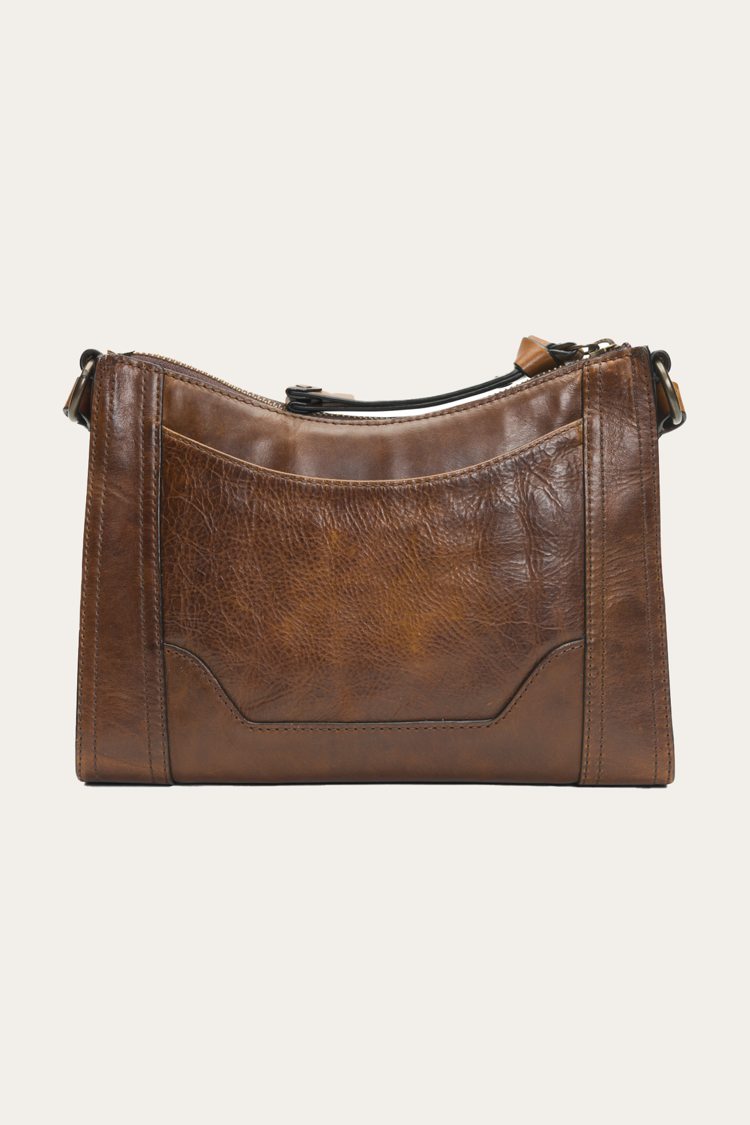 Melissa Zip Crossbody in Dark Brown | Frye Popular