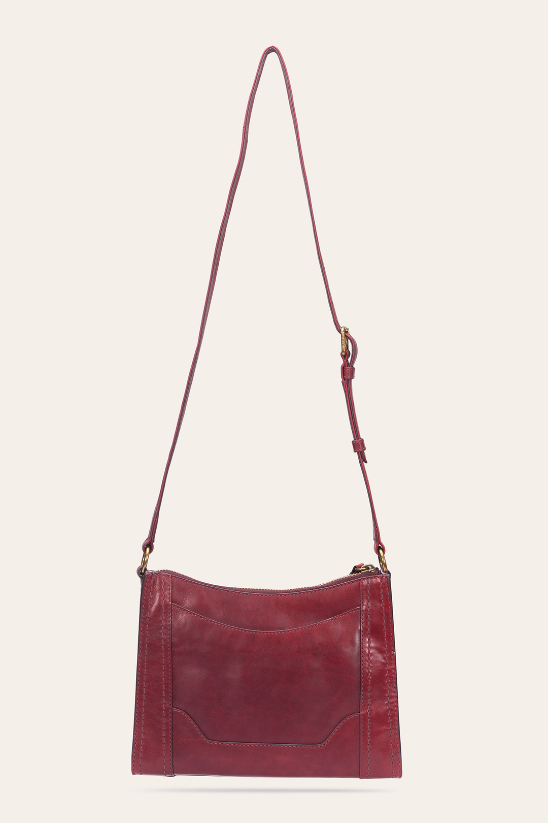 Berry Lacquer Melissa Zip Crossbody | Frye Featured