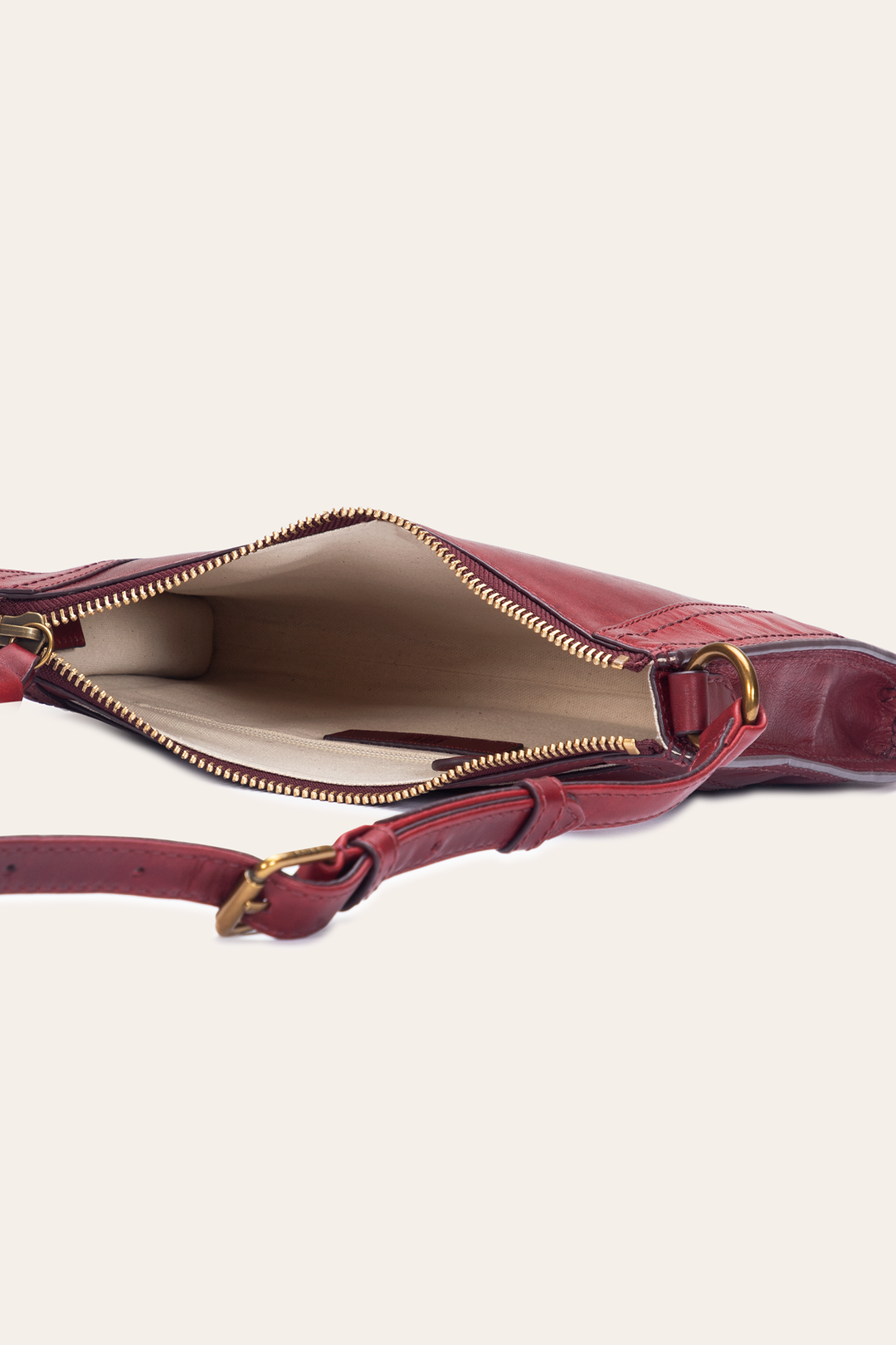Berry Lacquer Melissa Zip Crossbody | Frye Featured
