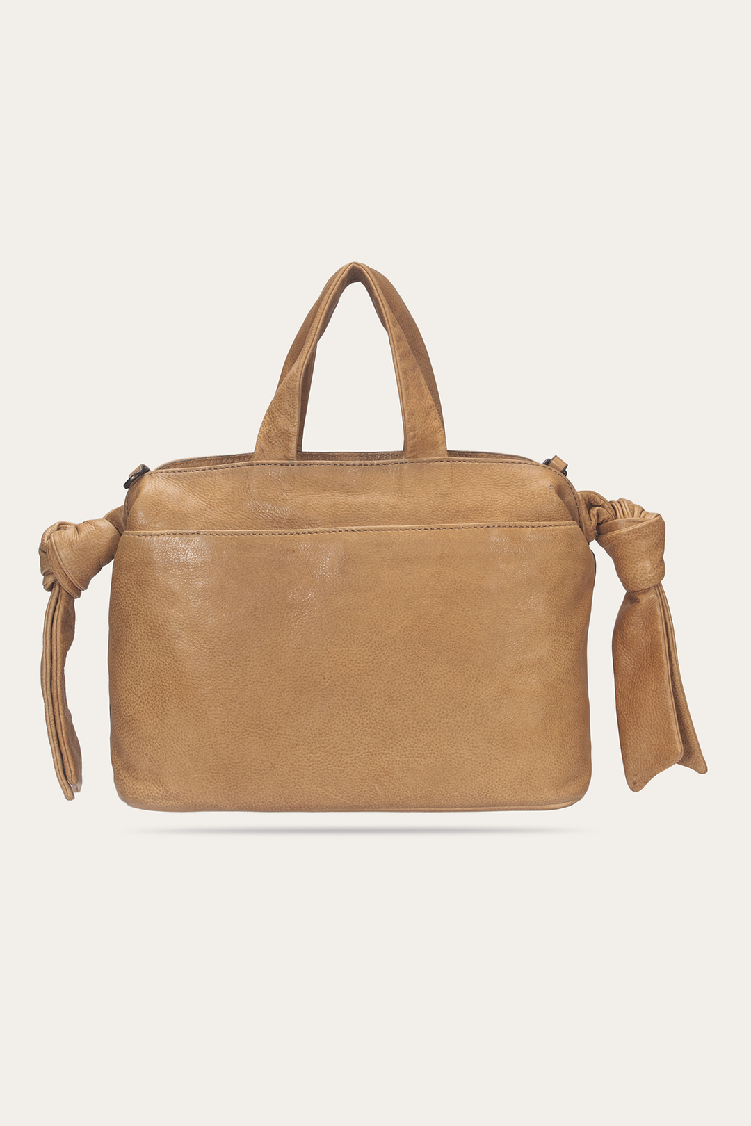Beige Nora Knotted Satchel | Frye Trusted