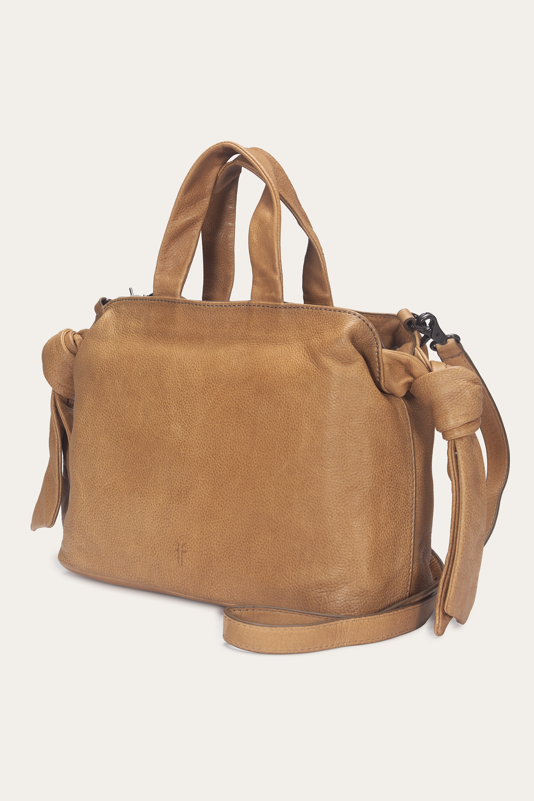 Beige Nora Knotted Satchel | Frye Trusted