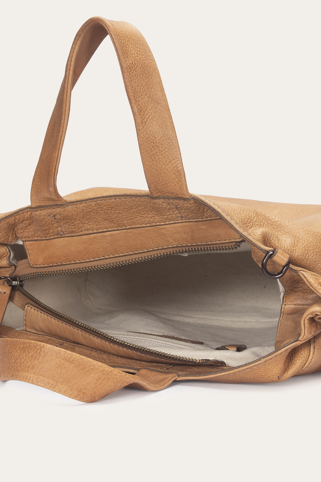 Beige Nora Knotted Satchel | Frye Trusted