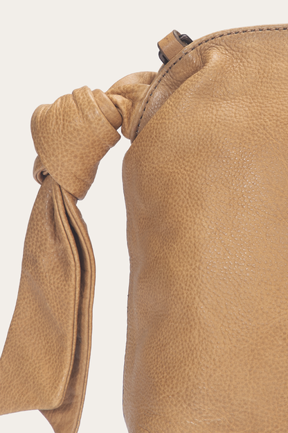 Beige Nora Knotted Satchel | Frye Trusted