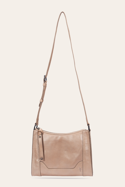 Light Bronze Melissa Zip Crossbody | Frye Essential