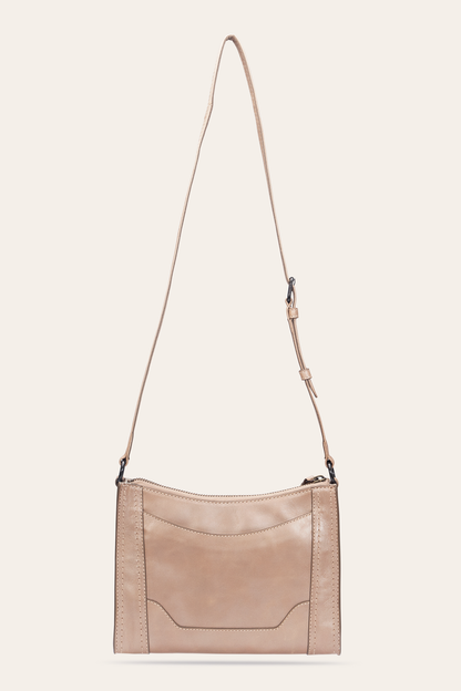 Light Bronze Melissa Zip Crossbody | Frye Essential
