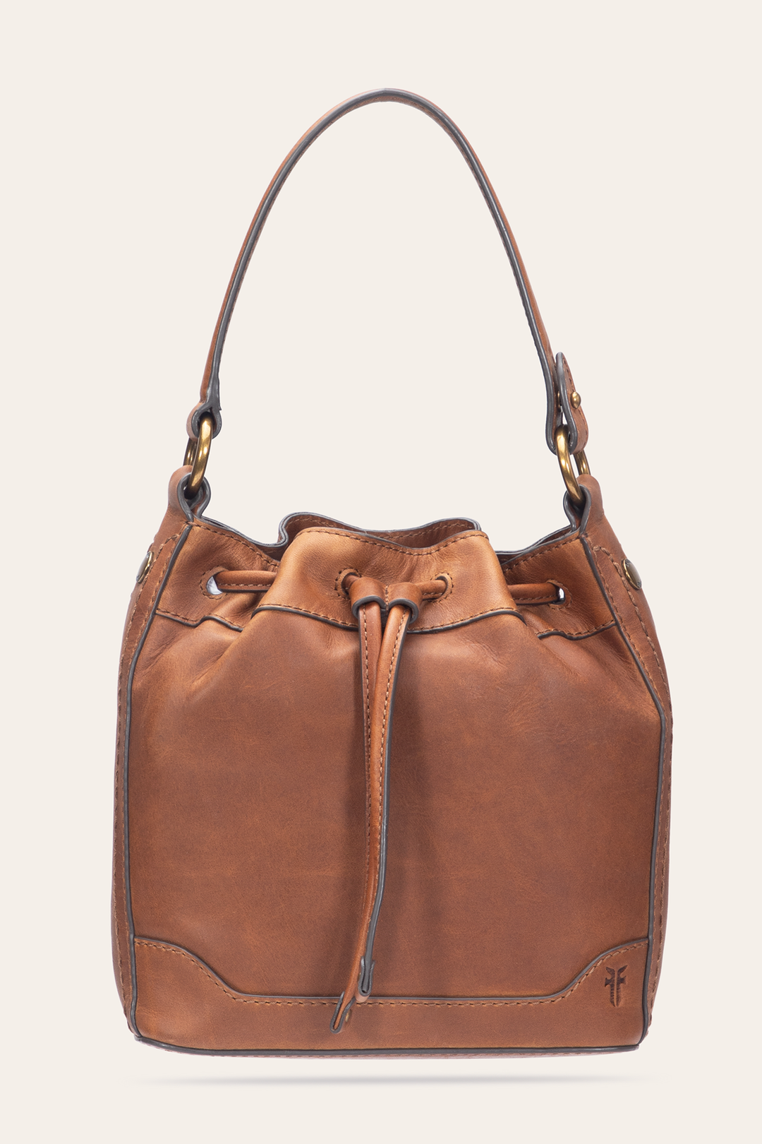 Cognac Melissa Convertible Bucket | Frye Essential
