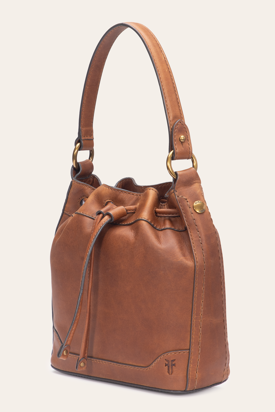 Cognac Melissa Convertible Bucket | Frye Essential