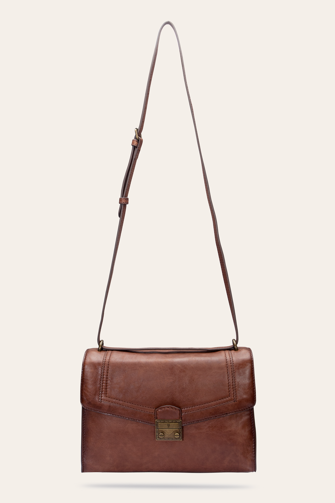 Alex Cognac Flap Shoulder | Frye New