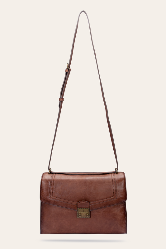 Alex Cognac Flap Shoulder | Frye New