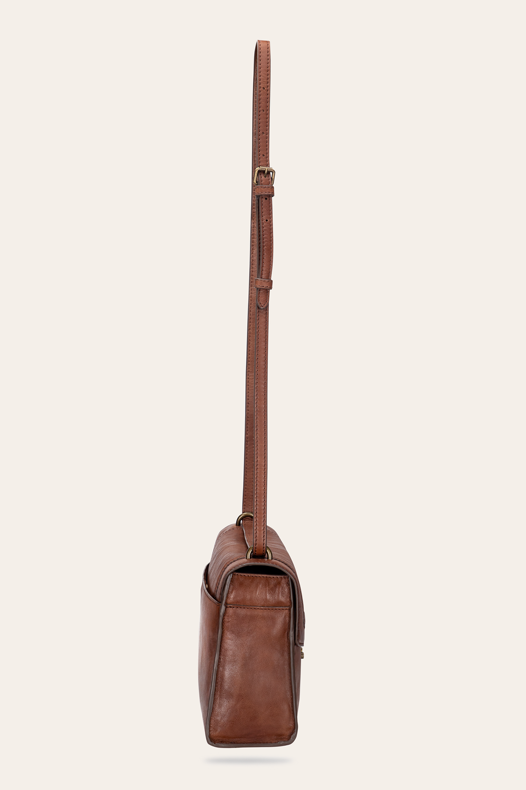 Alex Cognac Flap Shoulder | Frye New