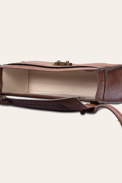 Alex Cognac Flap Shoulder | Frye New