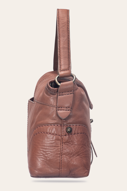 Campus Cognac Shoulder | Frye Latest