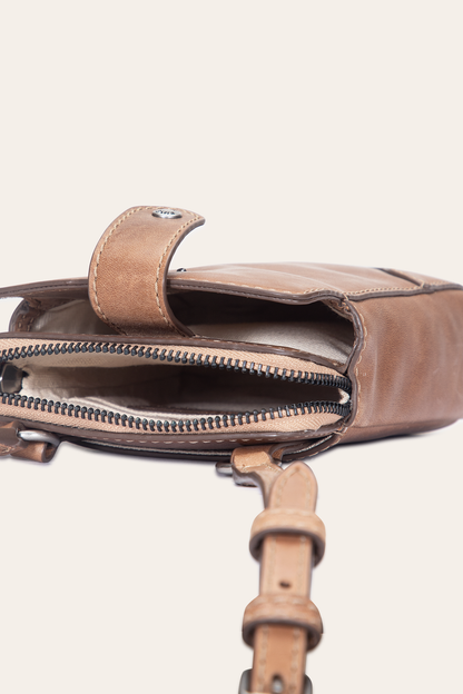 Melissa Beige Phone Crossbody | Frye Signature