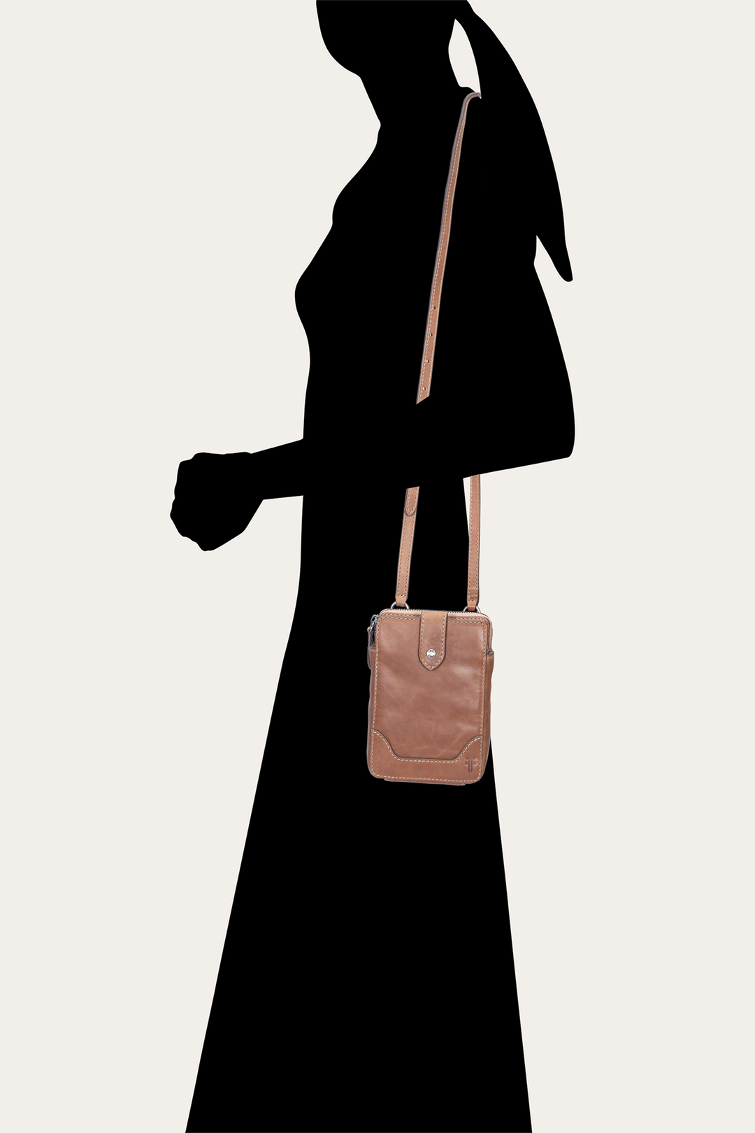 Melissa Beige Phone Crossbody | Frye Signature