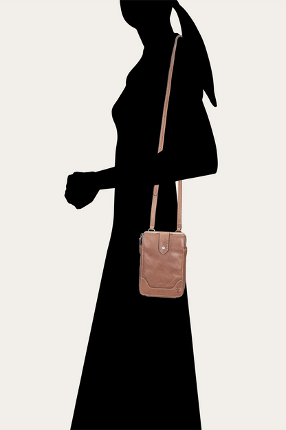 Melissa Beige Phone Crossbody | Frye Signature