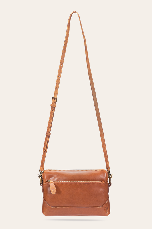 Melissa Burnt Terracotta Crossbody Wristlet | Frye Signature